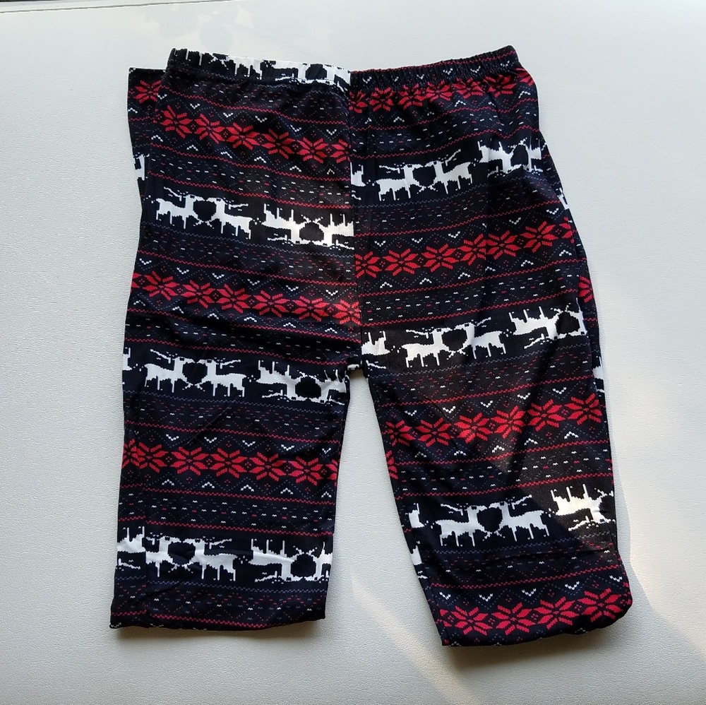 New Black Reindeer Leggings, Christmas leggings - Picture 3 of 4